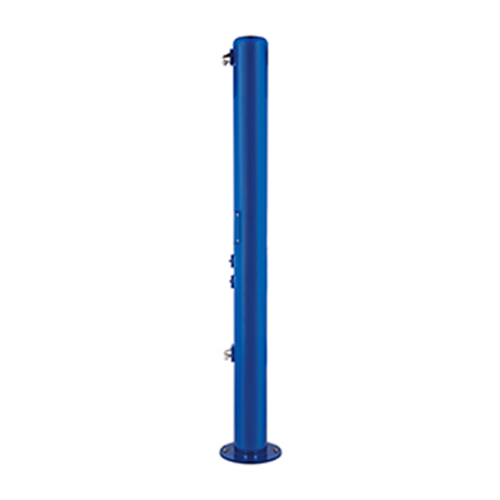 Metal Pedestal Outdoor Body and Foot Shower - QS Available in Blue Only