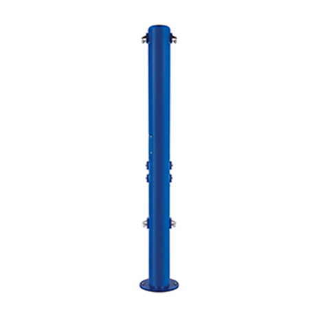 Metal Pedestal Outdoor Dual Body and Foot Shower