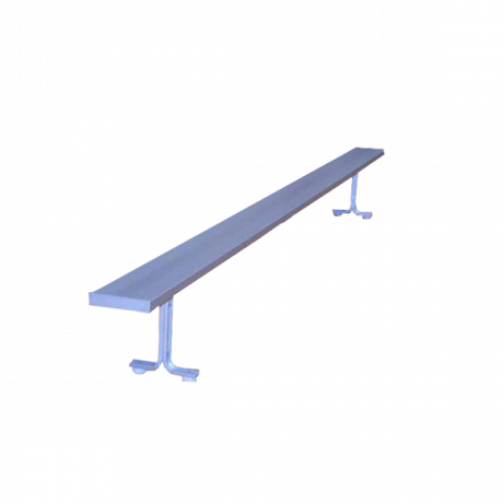 Portable Players Bench With Aluminum Legs, Without Backrest