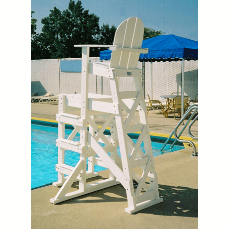 Tall Lifeguard Chair With Side Steps