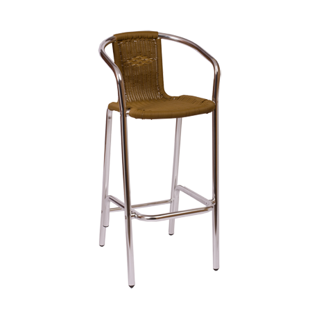 Madrid Synthetic Wicker Outdoor Barstool