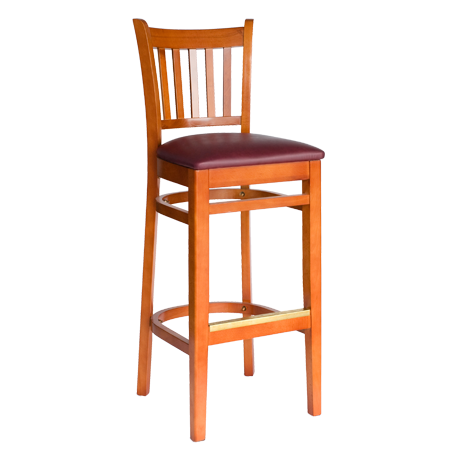 Delran Slat Back Barstool