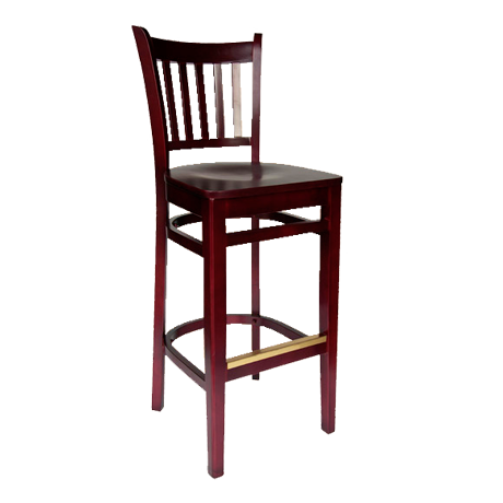 Delran Slat Back Barstool