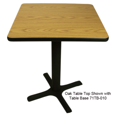 Double Sided Laminate Indoor Table Top, 24 x 24"