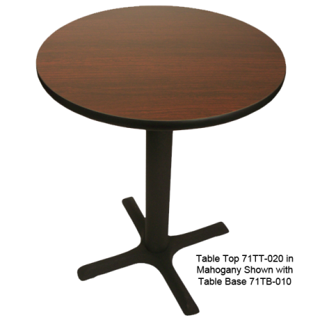 Double Sided Laminate Indoor Table Top, 48" Round