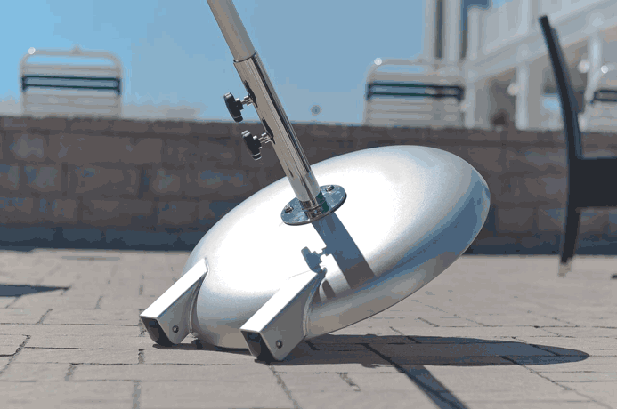 Premium Aluminum Shell Umbrella Base - 100 lbs.