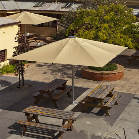 Nova Series 13' Square Giant Center Post Umbrella