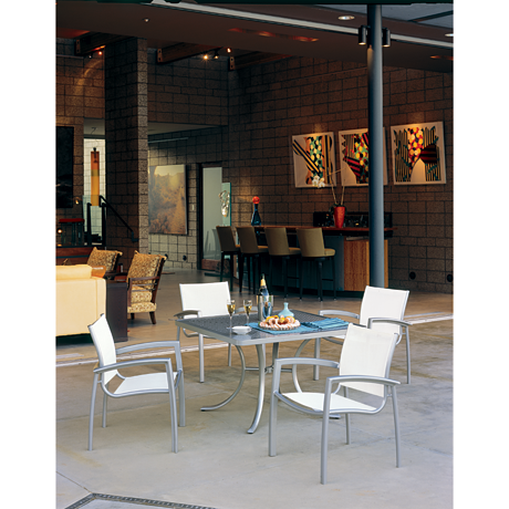 South Beach Relaxed Sling Dining Chair