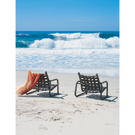 La Scala Cross-Strap Sand Chair