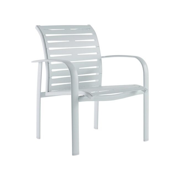 Laguna Beach EZ Span Aluminum Stackable Dining Arm Chair