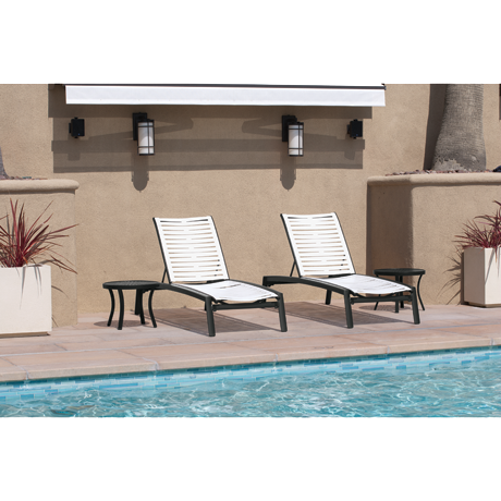 Elance Segment Armless Chaise Lounge