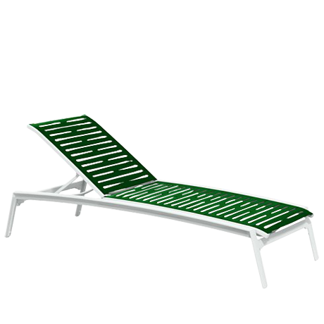 Elance Segment Armless Chaise Lounge