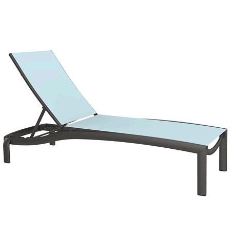 KOR Relaxed Sling Armless Chaise Lounge