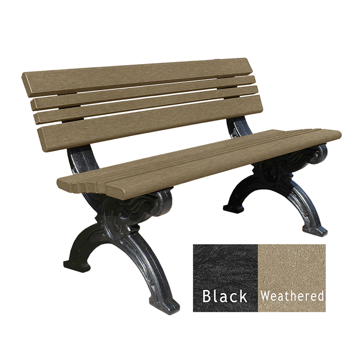 Cambridge Backed Bench without Arms