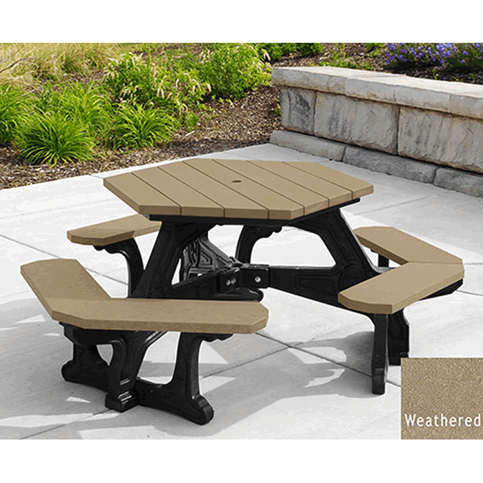 Plaza Hexagon Table