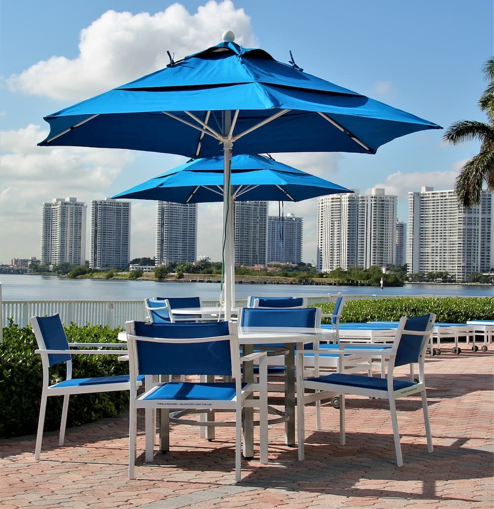 South Beach Heavy Duty Commercial Umbrella, 11 Foot Diameter