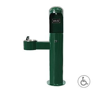 Metal Pedestal Water Bottle Filler Station with Drinking Fountain