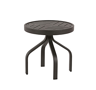 Round Napa Top Side Table, Non-Stackable