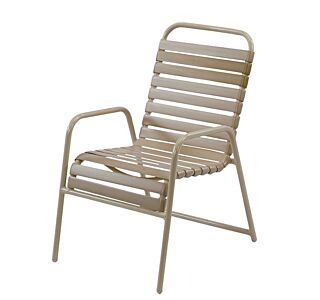 Country Club Aruba Single Strap Dining Arm Chair