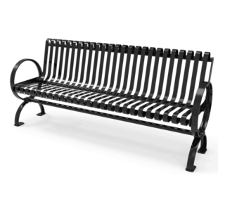 Rivendale Village Bench with Back