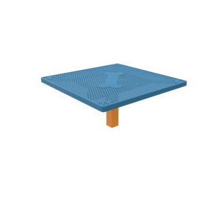 Square Grooming Table