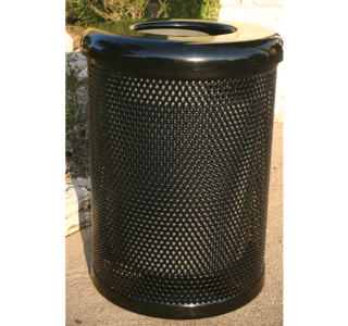 Rivendale Sidewalk Series Trash Receptacle, Lid and Liner Sold Separately 