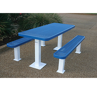 Rivendale Rectangular Independent Pedestal Table