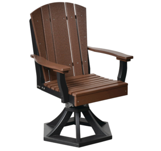 Heritage Swivel Rocker Dining Chair with Arms