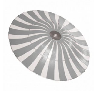 The 701 Aluminum Alternating Vane Umbrella