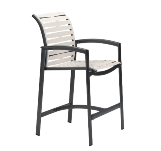 Elance Segment Stationary Bar Stool
