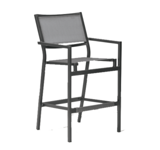 Cabana Club Sling Dining Stationary Bar Stool