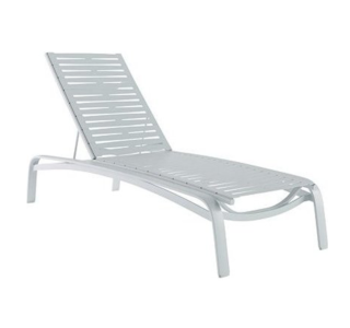 Laguna Beach EZ Span Aluminum Stackable Chaise Lounge