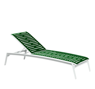 Elance Segment Armless Chaise Lounge