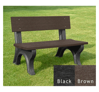 Landmark Backed Bench without Arms