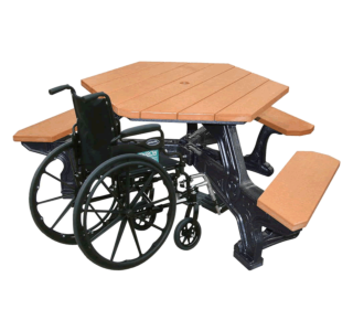 Plaza Hexagon Universal Access Table